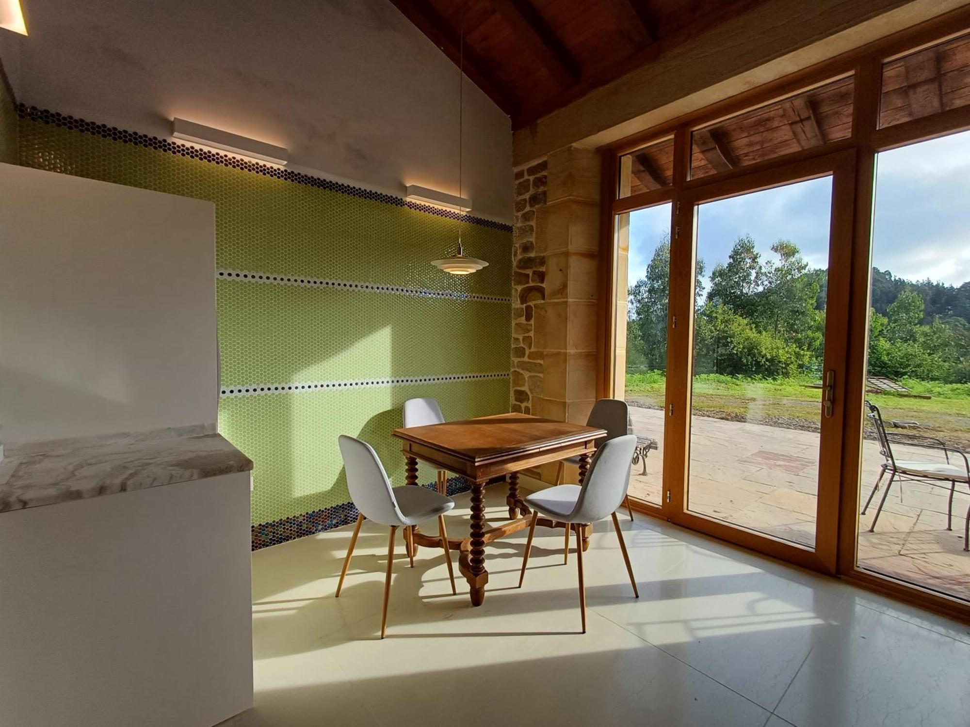 Amplio Apartamento Con Jardin En Casa Rural Haritza Con Vistas Al Mar Ea Exterior photo