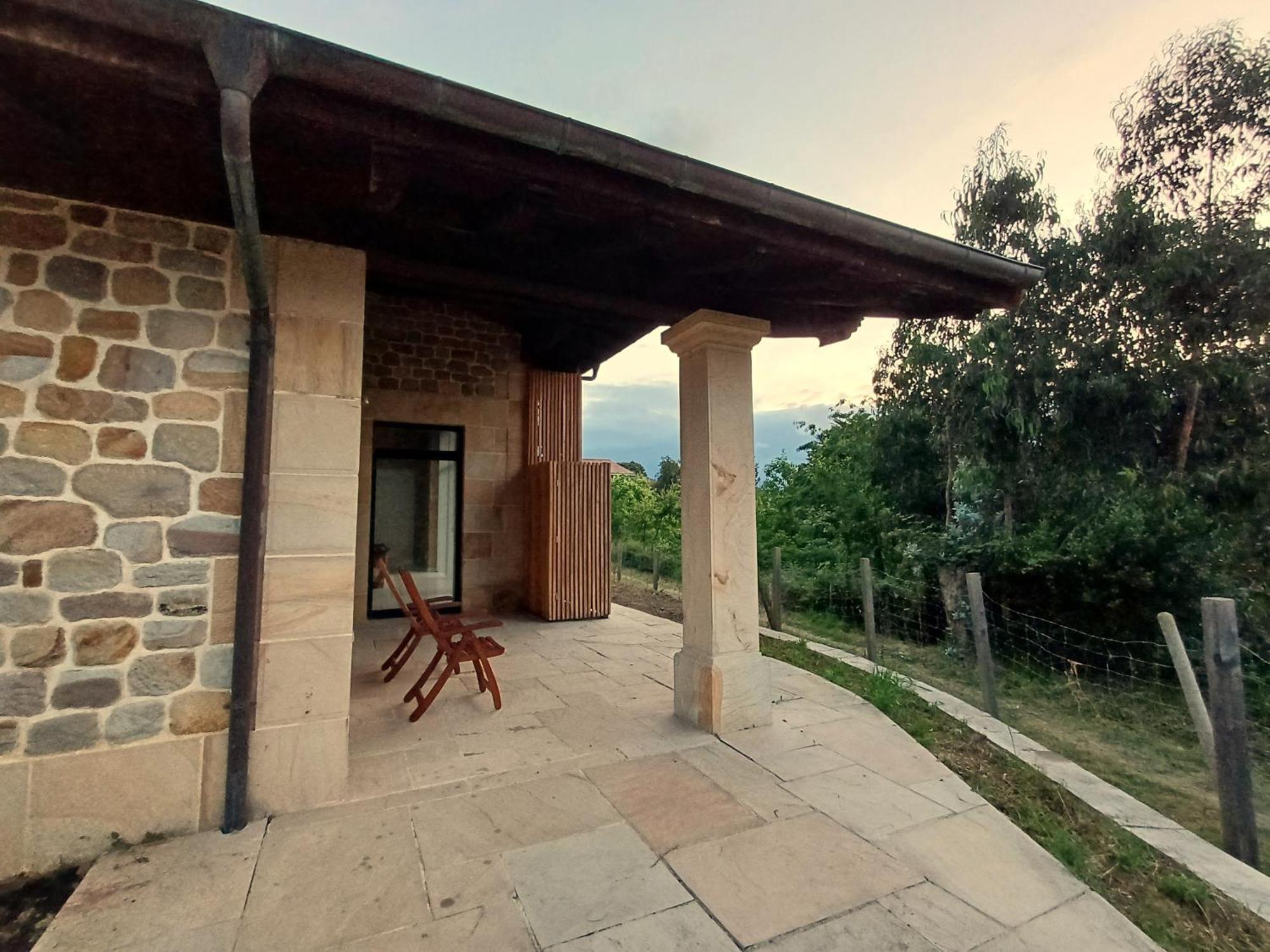 Amplio Apartamento Con Jardin En Casa Rural Haritza Con Vistas Al Mar Ea Exterior photo