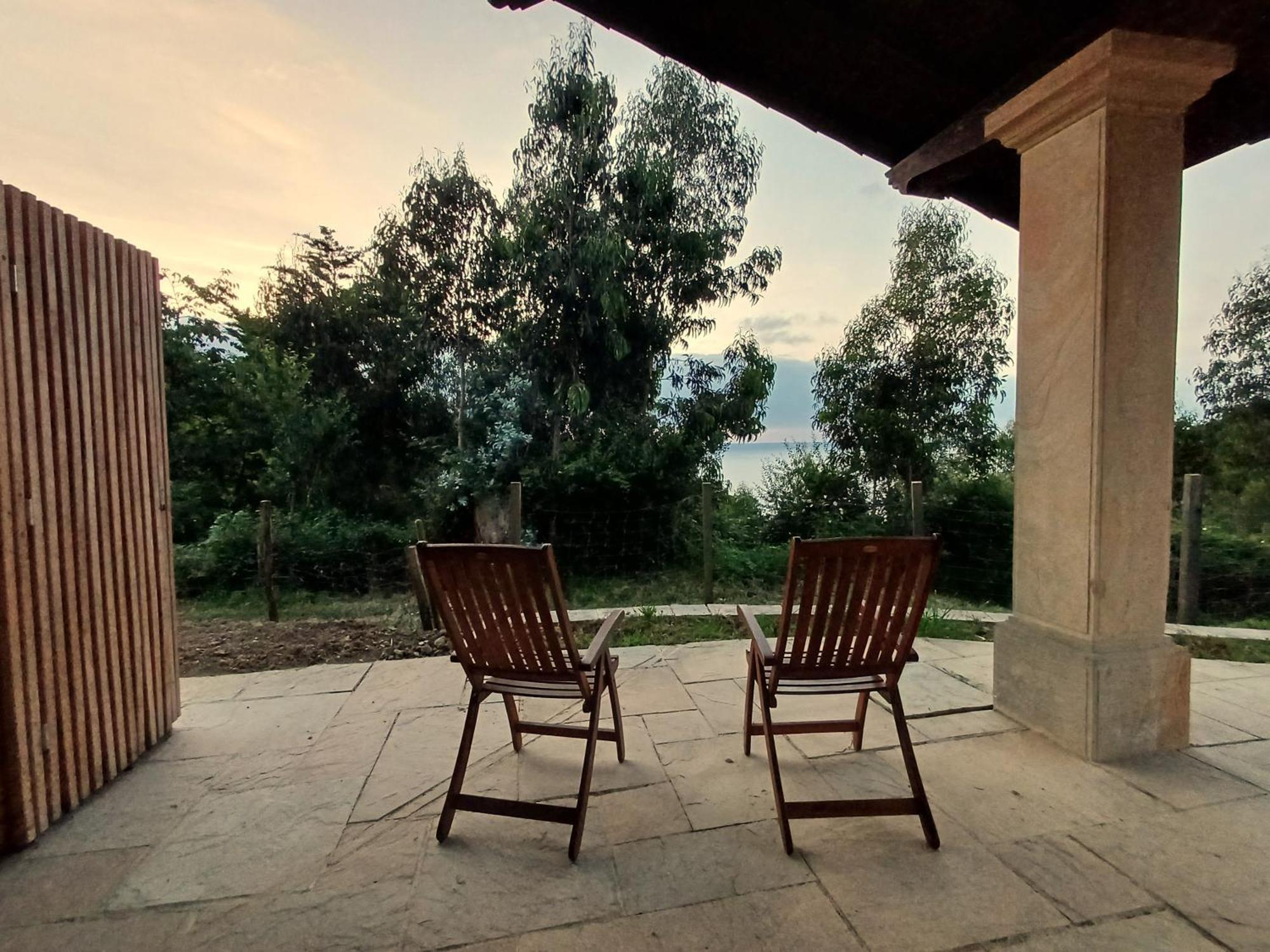 Amplio Apartamento Con Jardin En Casa Rural Haritza Con Vistas Al Mar Ea Exterior photo