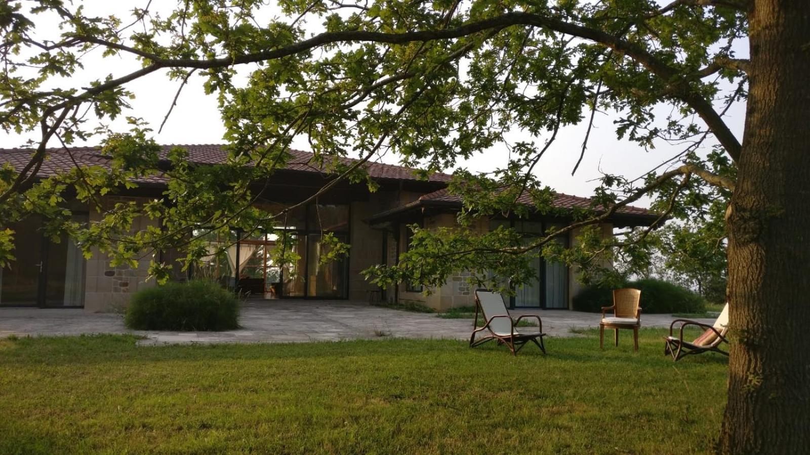 Amplio Apartamento Con Jardin En Casa Rural Haritza Con Vistas Al Mar Ea Exterior photo